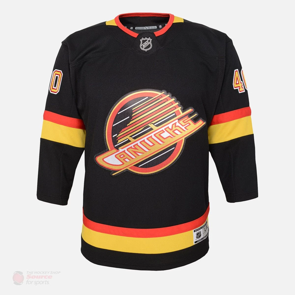 Vancouver Canucks Skate Outer Stuff Premier Junior Jersey - Elias Pettersson 2 Vancouver Canucks Skate Outer Stuff Premier Junior Jersey - Elias Pettersson - Image 2