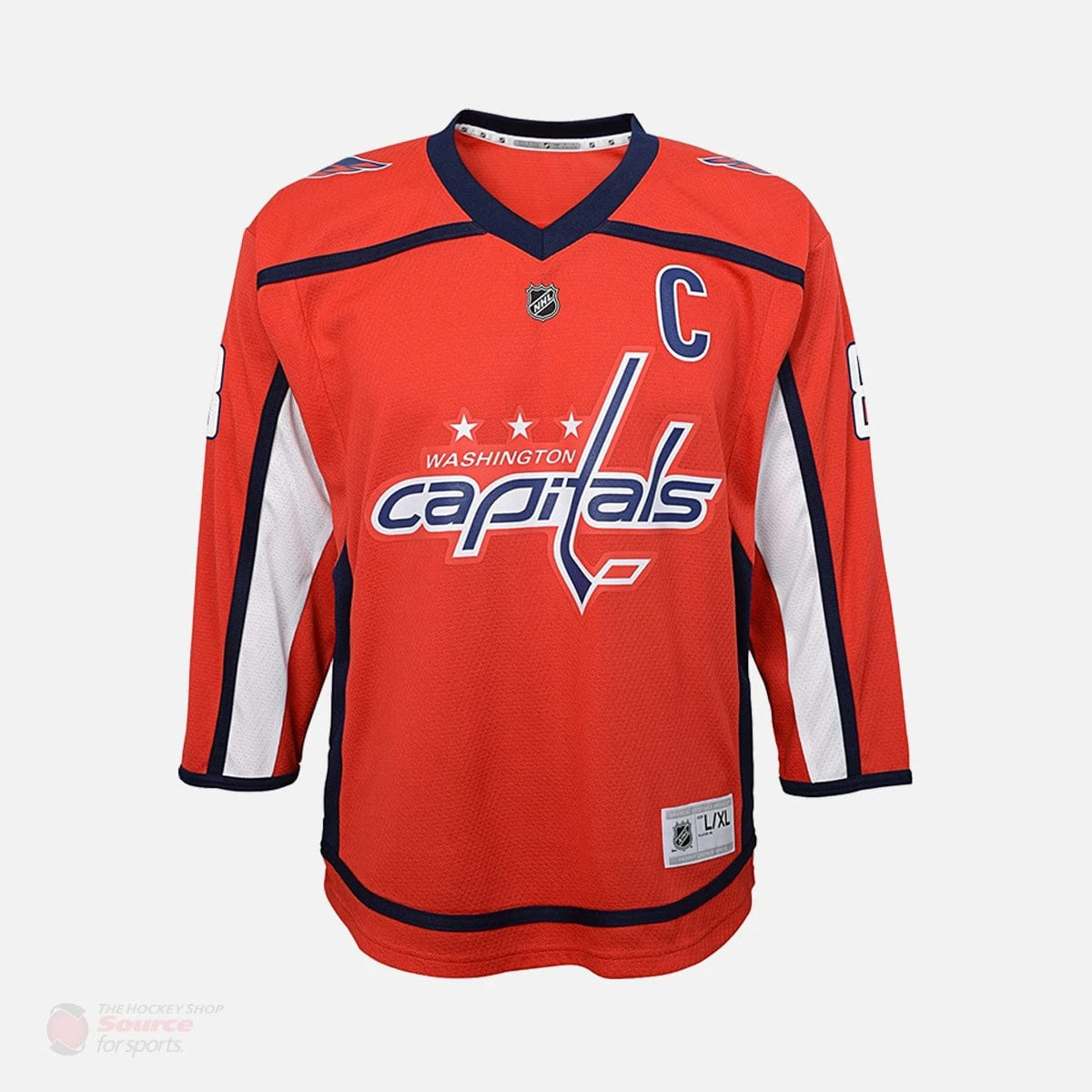 Washington Capitals Home Outer Stuff Replica Junior Jersey - Alexander Ovechkin 2 Washington Capitals Home Outer Stuff Replica Junior Jersey - Alexander Ovechkin - Image 2