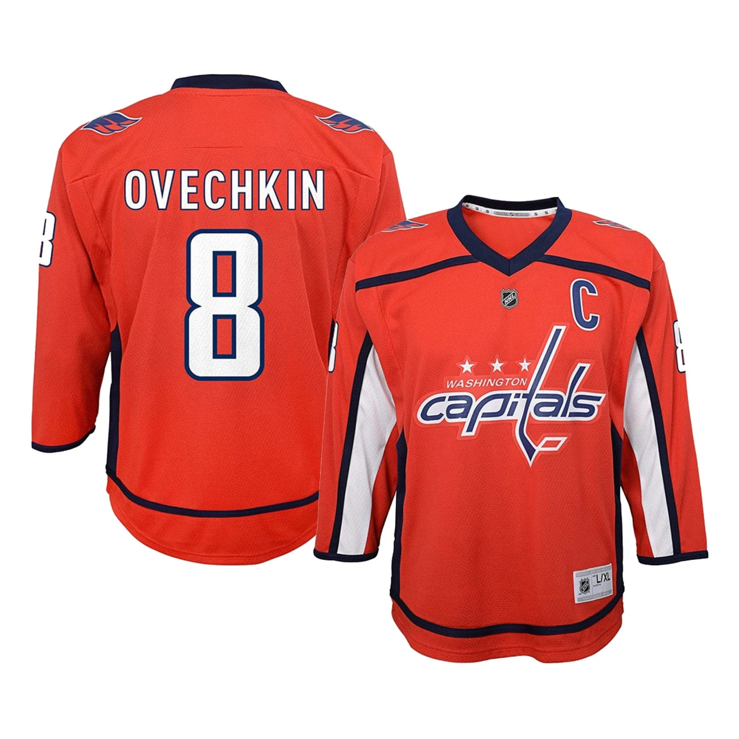 Washington Capitals Home Outer Stuff Replica Junior Jersey - Alexander Ovechkin 1 Washington Capitals Home Outer Stuff Replica Junior Jersey - Alexander Ovechkin