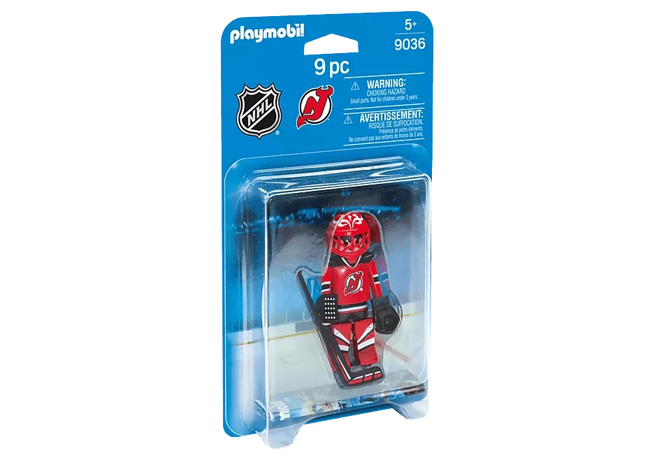 Playmobil NHL Hockey Goalie - New Jersey 1 Playmobil NHL Hockey Goalie - New Jersey