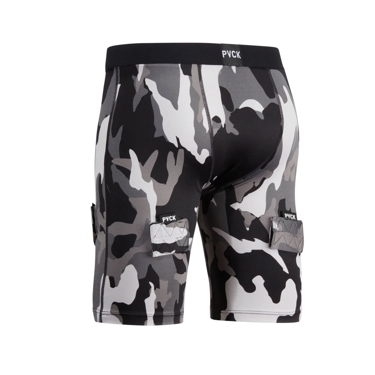 PVCK Senior Compression Jock Shorts - Grey Camo 2 PVCK Senior Compression Jock Shorts - Grey Camo - Image 2