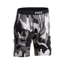 PVCK Senior Compression Jock Shorts - Grey Camo