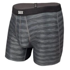 Saxx Hot Shot Boxers - Black Heather