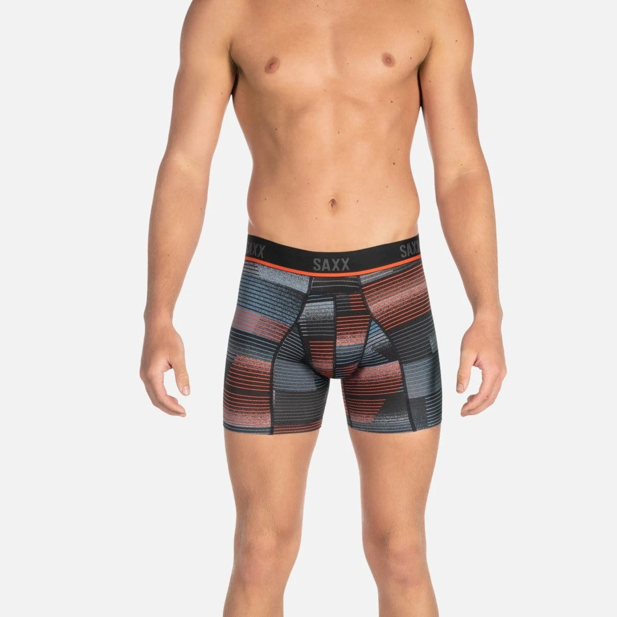 Saxx Kinetic HD Boxers - Black Sonic Stripe 3 Saxx Kinetic HD Boxers - Black Sonic Stripe - Image 3