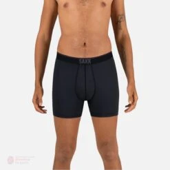 Saxx Quest Boxers - Black II -The Hockey Hub Sales Store saxx underwear saxx quest boxers black ii 15139740155970