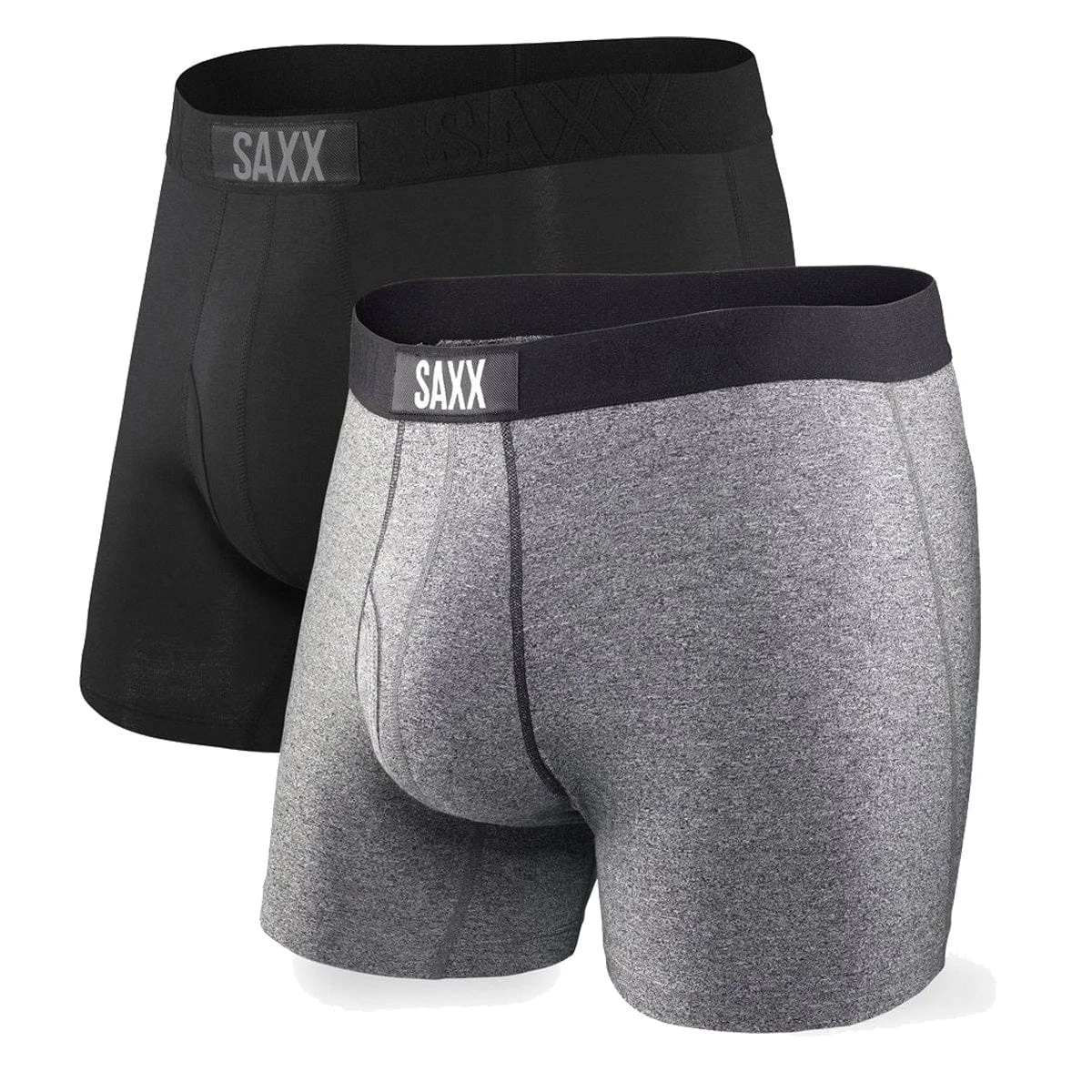 Saxx Ultra Boxers - Black / Grey (2 Pack) 1 Saxx Ultra Boxers - Black / Grey (2 Pack)