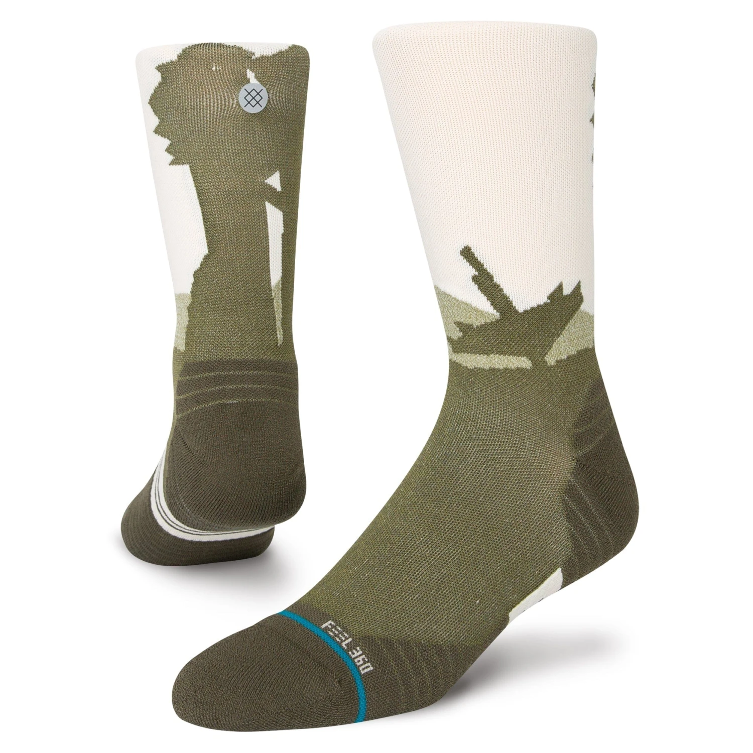 Stance Run Moon Socks 1 Stance Run Moon Socks