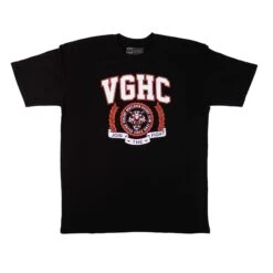 Violent Gentlemen University Heavyweight Shortsleeve Shirt - Black