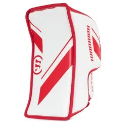 Warrior Ritual G4 Youth Goalie Blocker -The Hockey Hub Sales Store warrior blockers warrior ritual g4 youth goalie blocker white red regular 30364627796034