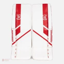 Warrior Ritual G5 Junior Goalie Leg Pads 33 Warrior Ritual G5 Junior Goalie Leg Pads -The Hockey Hub Sales Store warrior leg pads warrior ritual g5 junior goalie leg pads white red 24 1 14836018774082