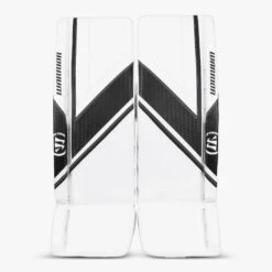 Warrior Ritual G6 E+ Senior Goalie Leg Pads -The Hockey Hub Sales Store warrior leg pads warrior ritual g6 e senior goalie leg pads white black 32 1 5 30029992919106