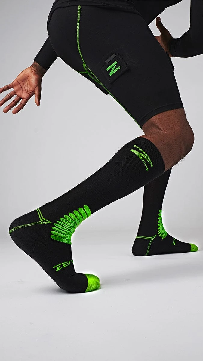 Zenkai Compression Lace Bite Skate Sock 2 Zenkai Compression Lace Bite Skate Sock - Image 2